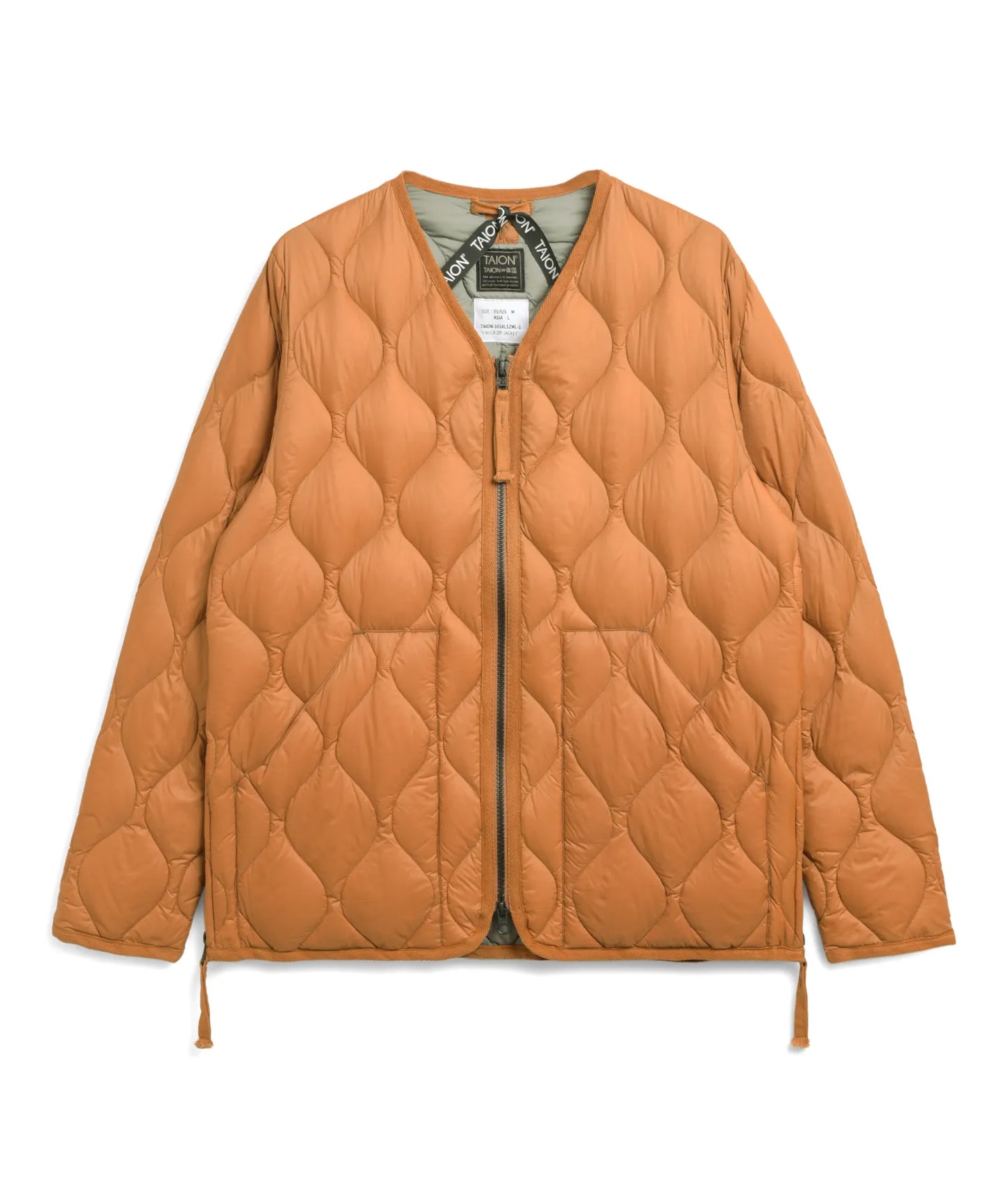 TAION MILITARY V NECK W-ZIP DOWN JKT (SOFT SHELL)