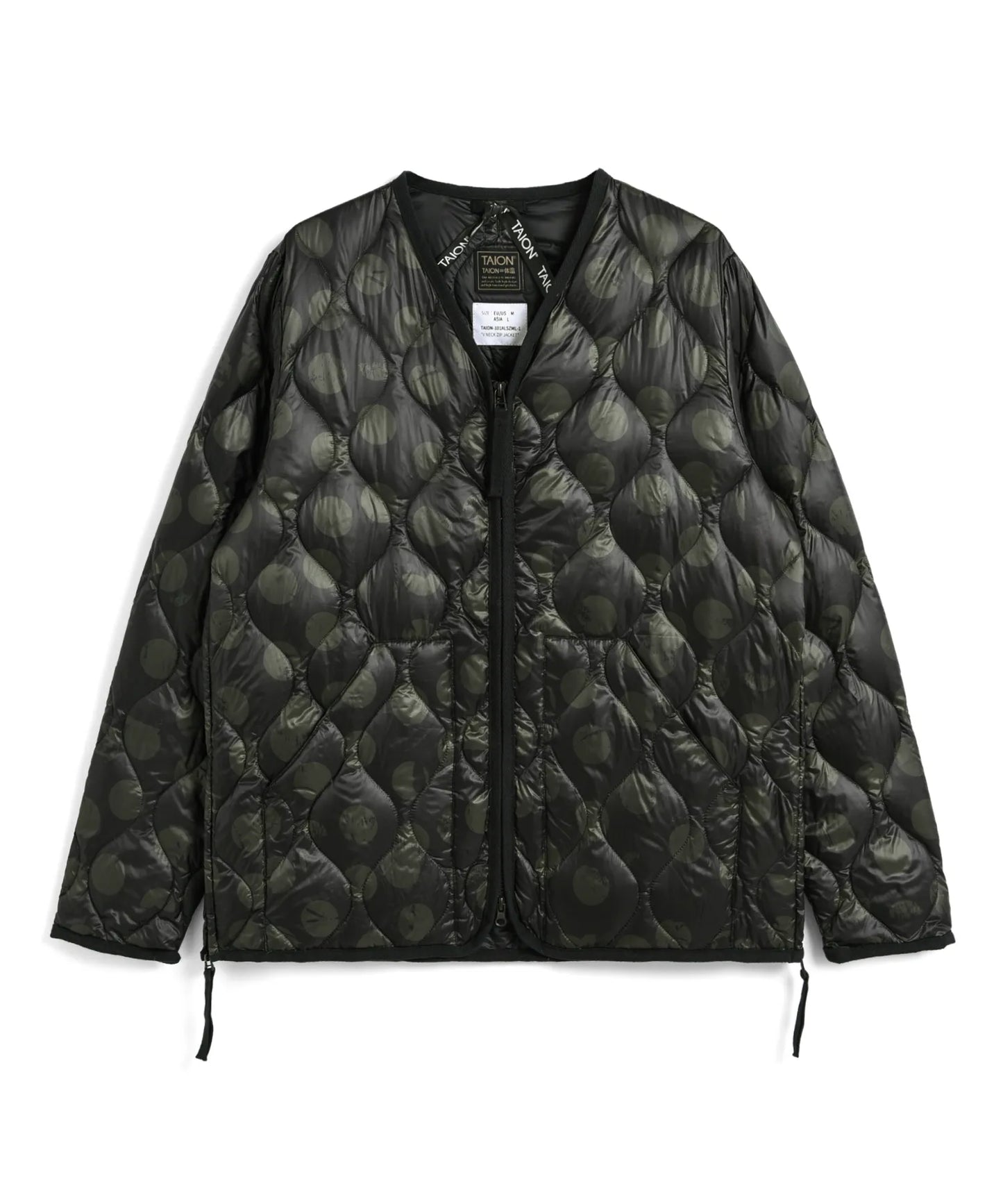 TAION MILITARY V NECK W-ZIP DOWN JKT (SOFT SHELL)
