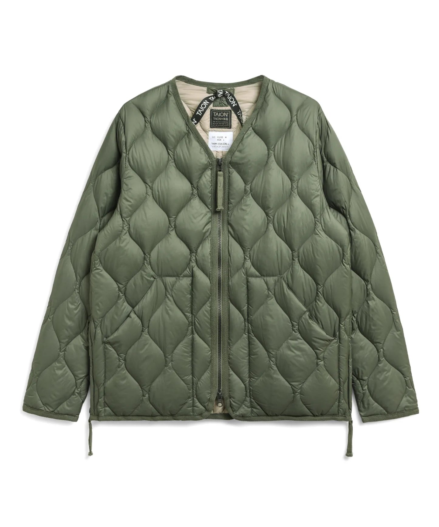 TAION MILITARY V NECK W-ZIP DOWN JKT (SOFT SHELL)