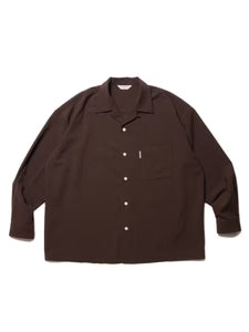 COOTIE PRODUCTIONS T/W SUCKER OPEN COLLAR L/S SHIRT