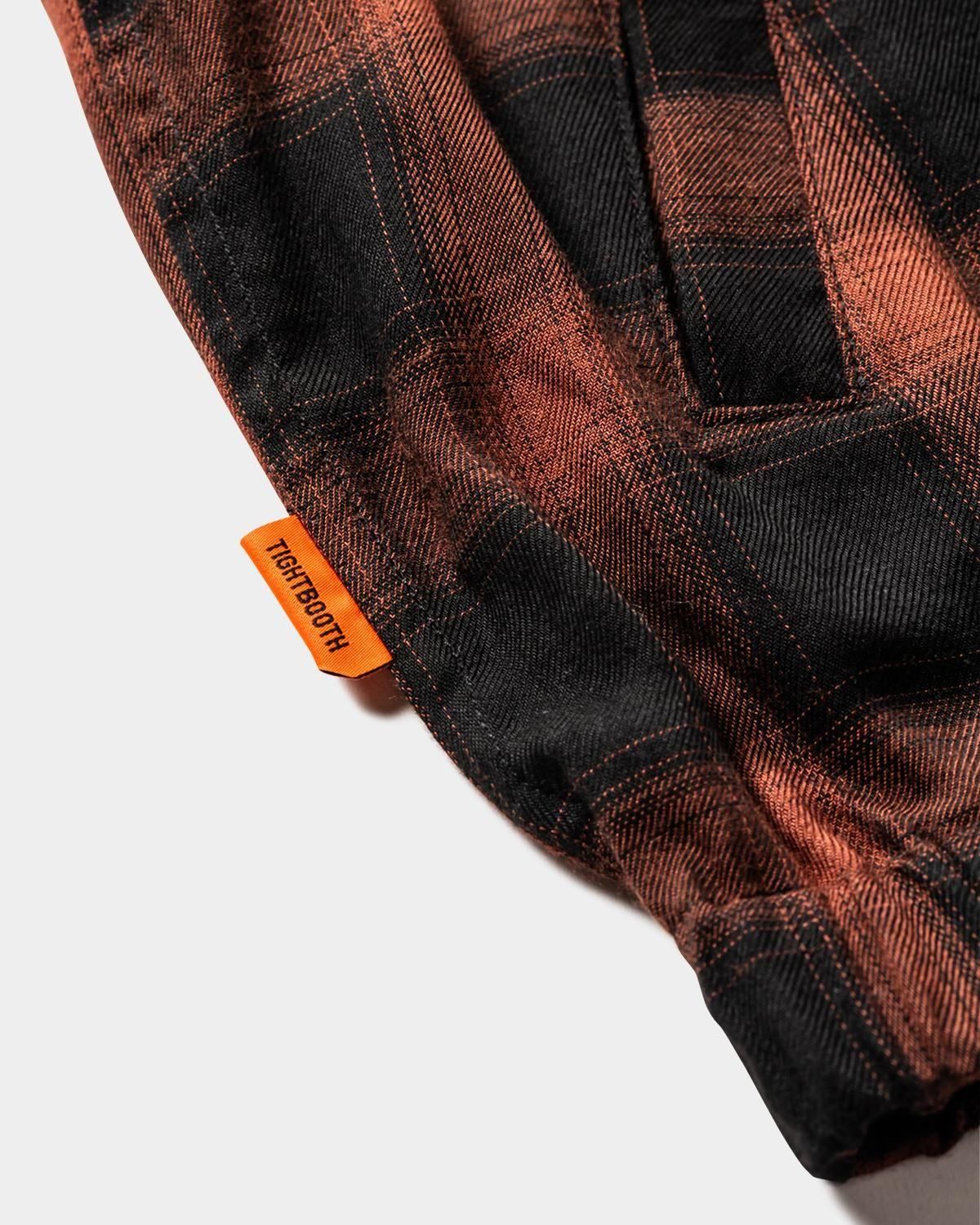 TIGHTBOOTH PLAID HALF ZIP L/S SHIRT