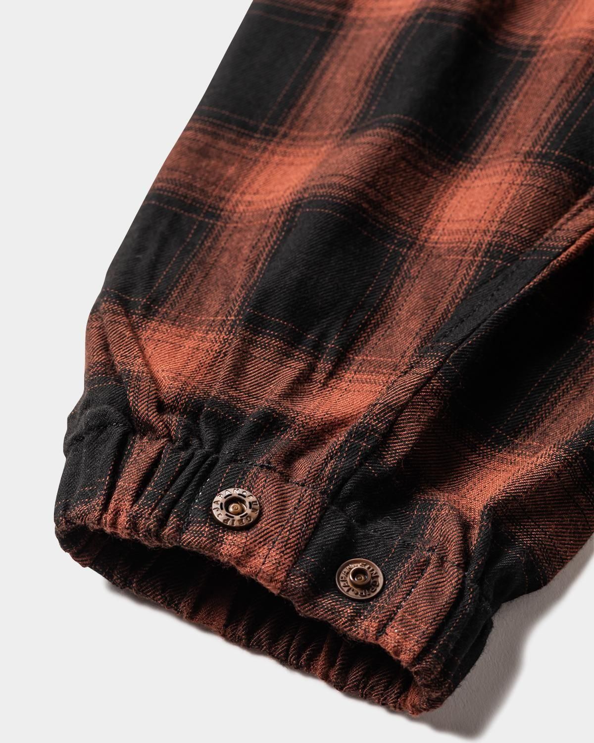 TIGHTBOOTH PLAID HALF ZIP L/S SHIRT