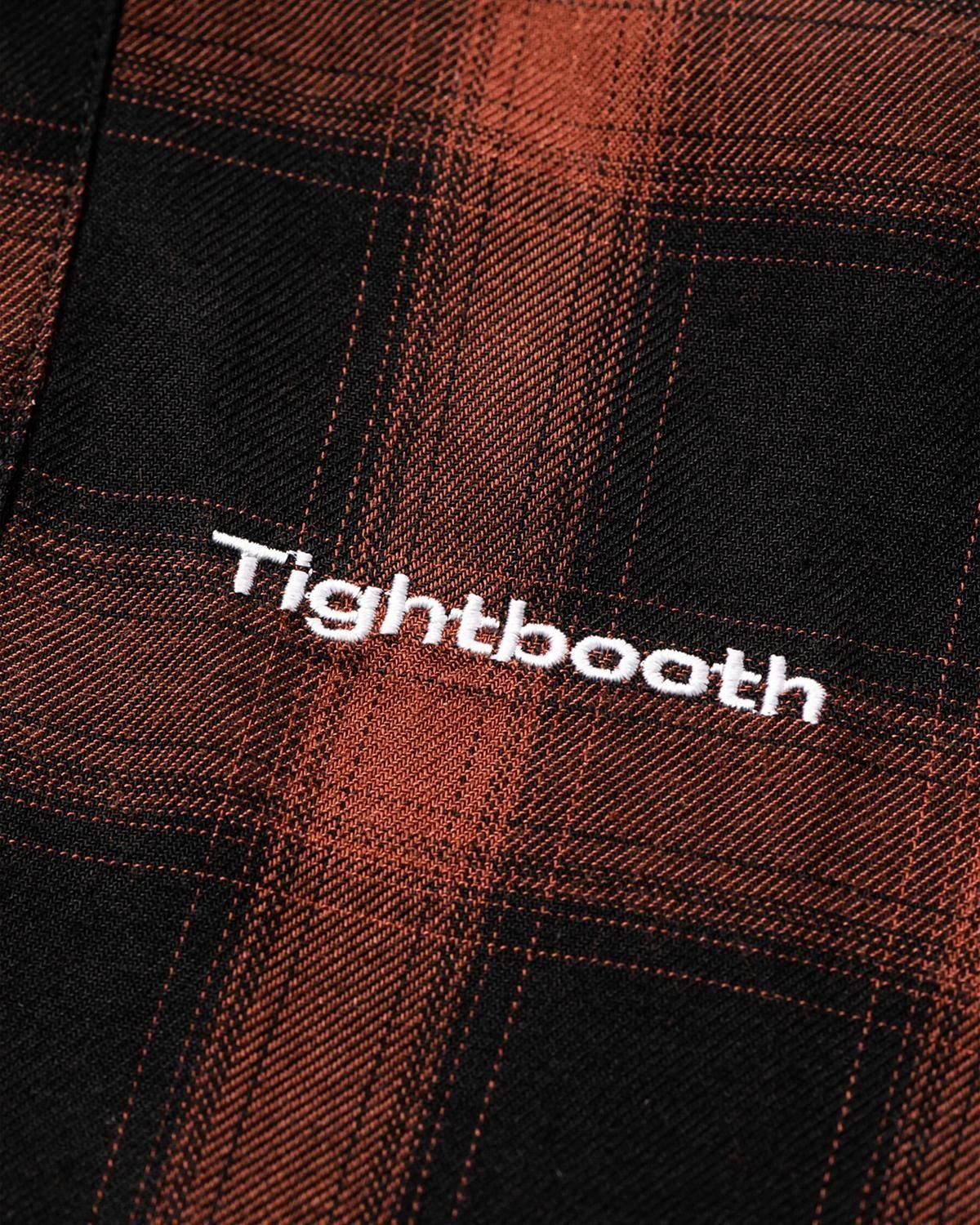 TIGHTBOOTH PLAID HALF ZIP L/S SHIRT