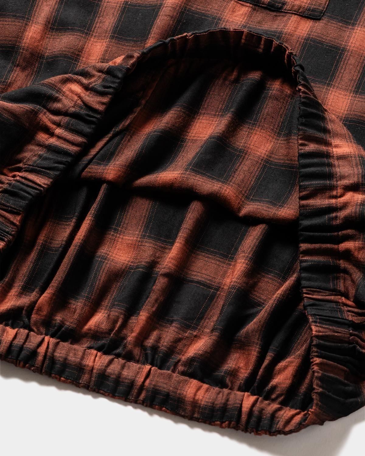 TIGHTBOOTH PLAID HALF ZIP L/S SHIRT