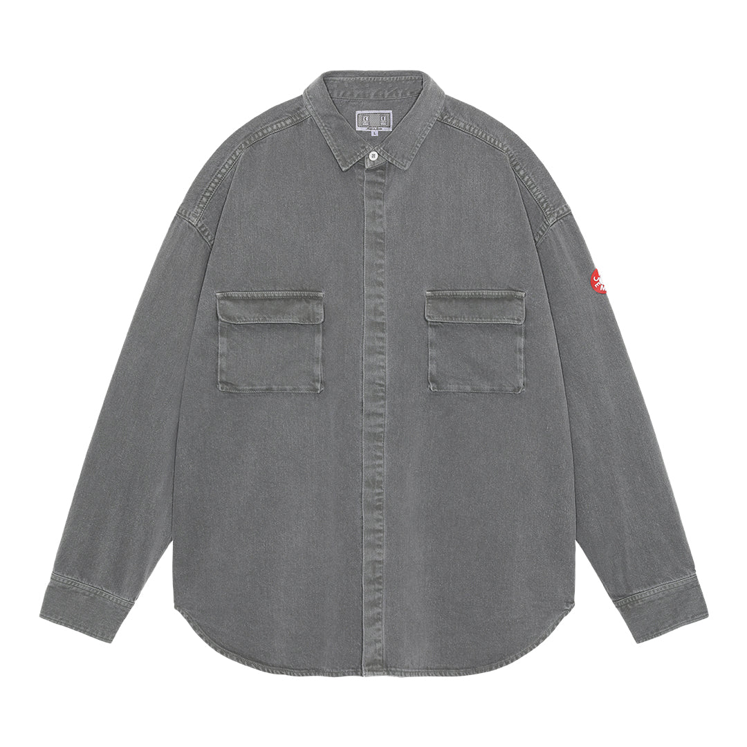 Cav Empt C.E OVERDYE COLOUR DENIM BIG SHIRT