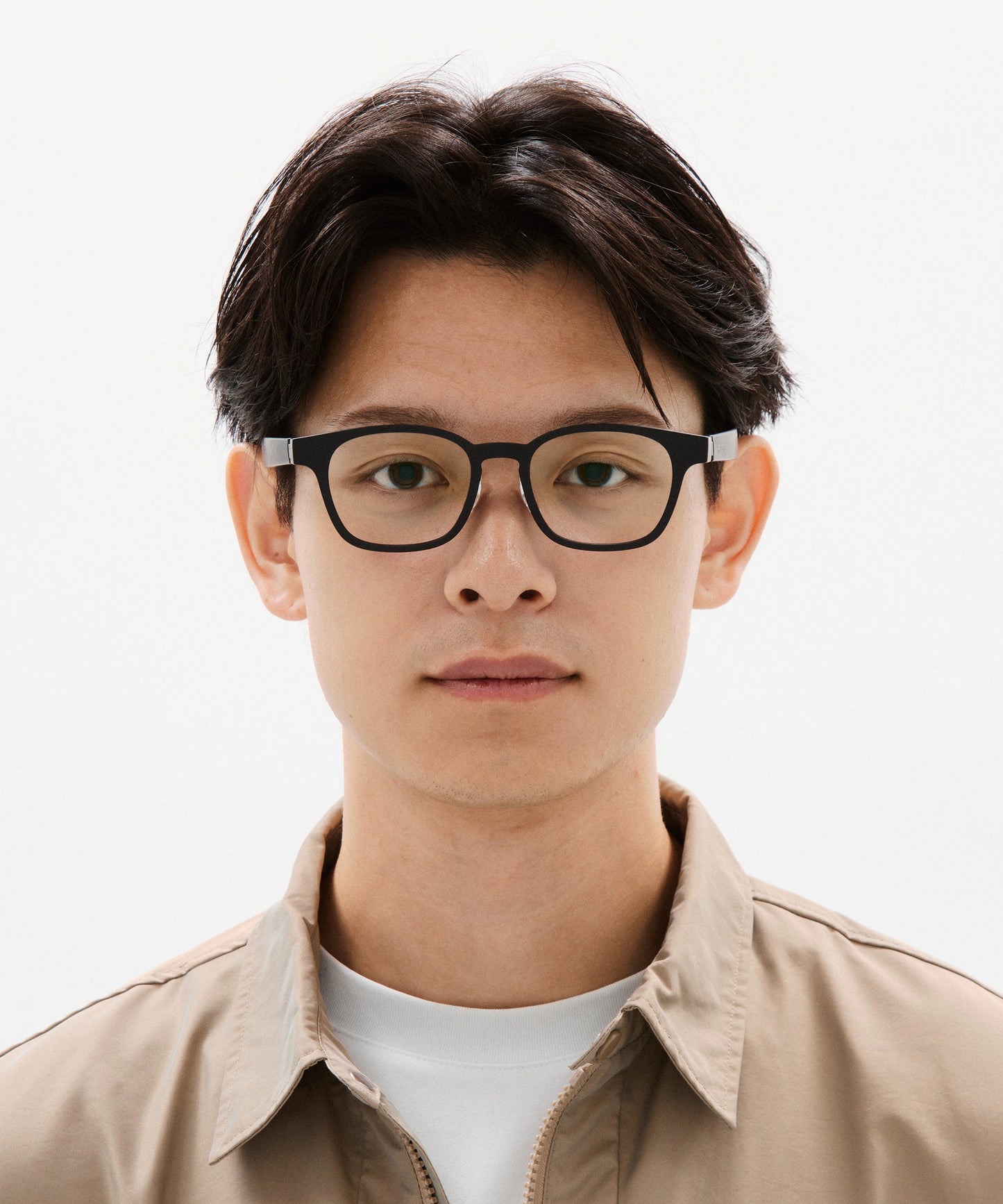 JINS × Snow Peak JINS Switch Flip Up ＋360° Wellington Sunglasses Matt Black