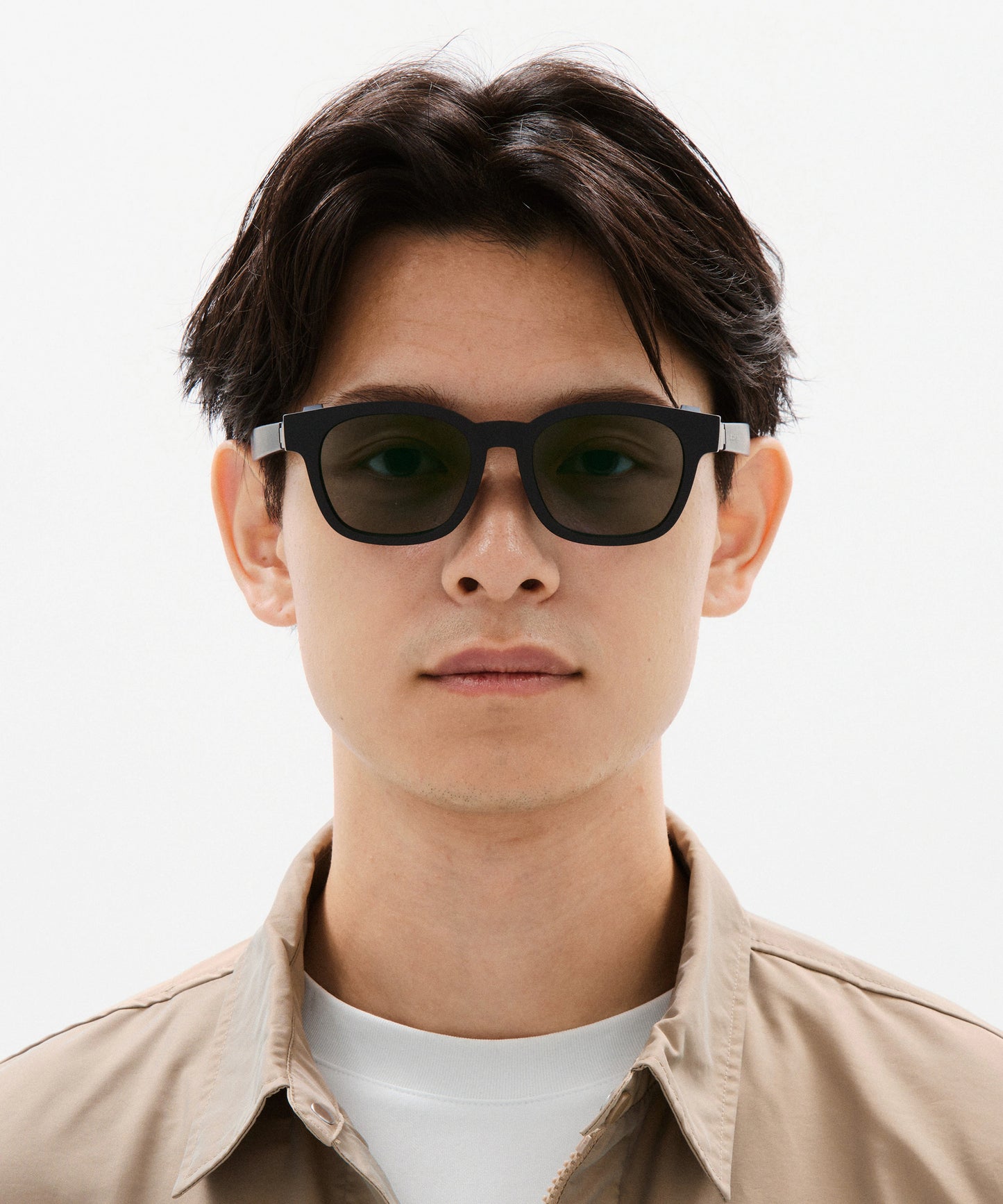 JINS × Snow Peak JINS Switch Flip Up ＋360° Wellington Sunglasses Matt Black