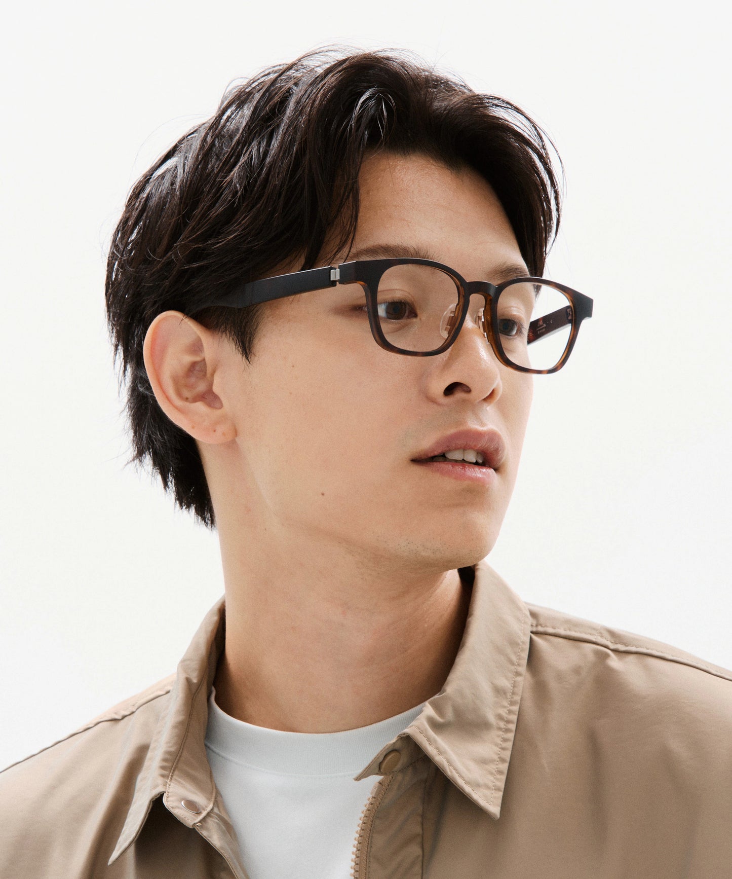 JINS × Snow Peak JINS Switch Flip Up ＋360° Wellington Sunglasses Matt Black