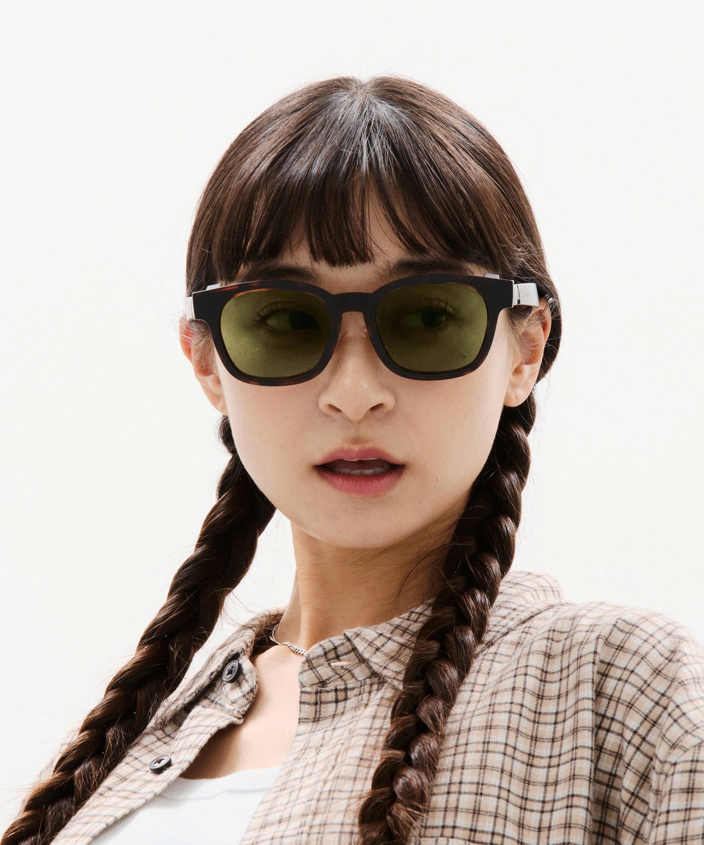 JINS × Snow Peak JINS Switch Flip Up ＋360° Wellington Sunglasses Matt Black