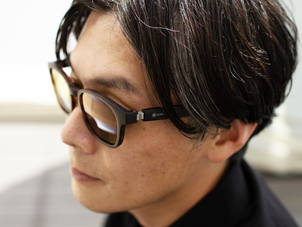 JINS × Snow Peak SUNGLASSES +360° ブラウンデミ JINS × Snow Peak SUNGLASSES ＋360° Wellington Sunglasses