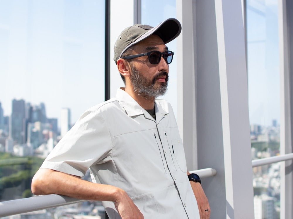 JINS × Snow Peak SUNGLASSES ＋360° Wellington Sunglasses Matte Black