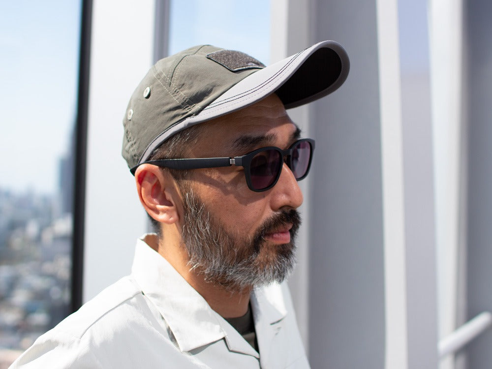 JINS × Snow Peak SUNGLASSES ＋360° Wellington Sunglasses Matte Black