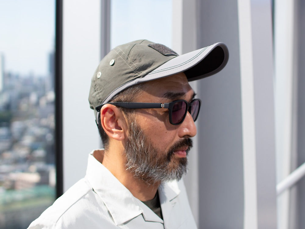 JINS × Snow Peak SUNGLASSES ＋360° Wellington Sunglasses Matte Black