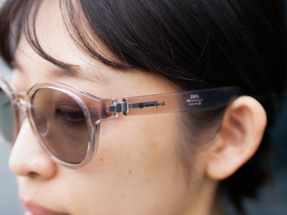 JINS × Snow Peak SUNGLASSES ＋360° Boston Sunglasses Clear