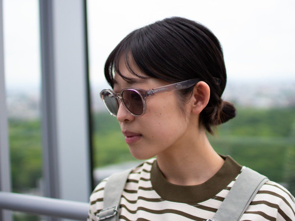 JINS × Snow Peak SUNGLASSES ＋360° Boston Sunglasses Clear