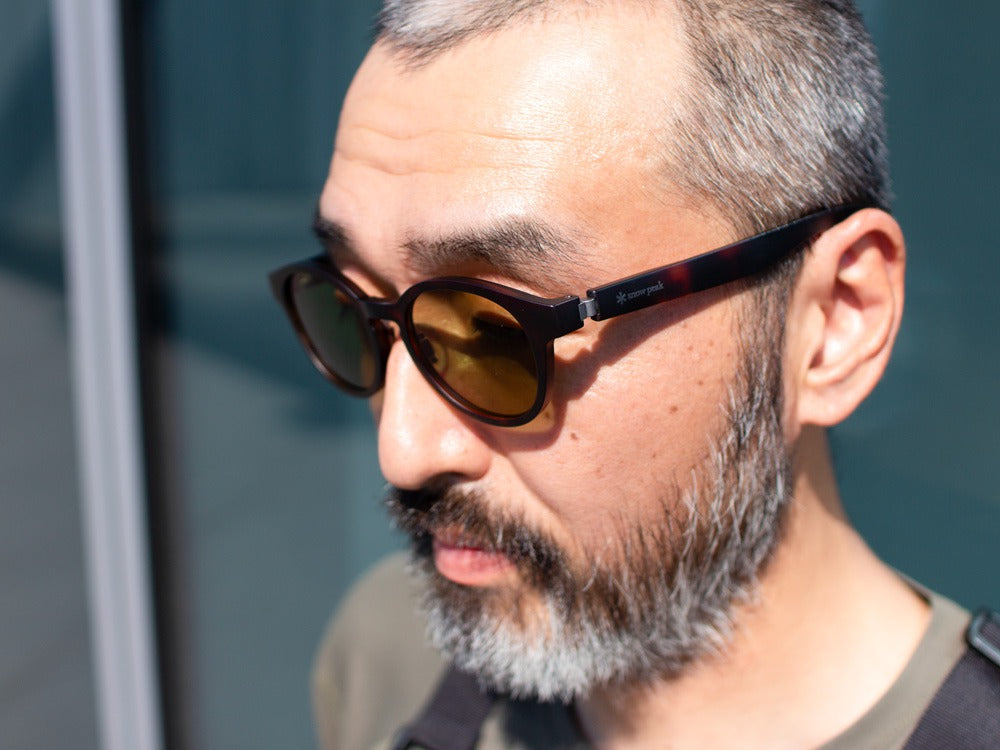 JINS × Snow Peak SUNGLASSES ＋360° Boston Sunglasses Matt Brown Demi