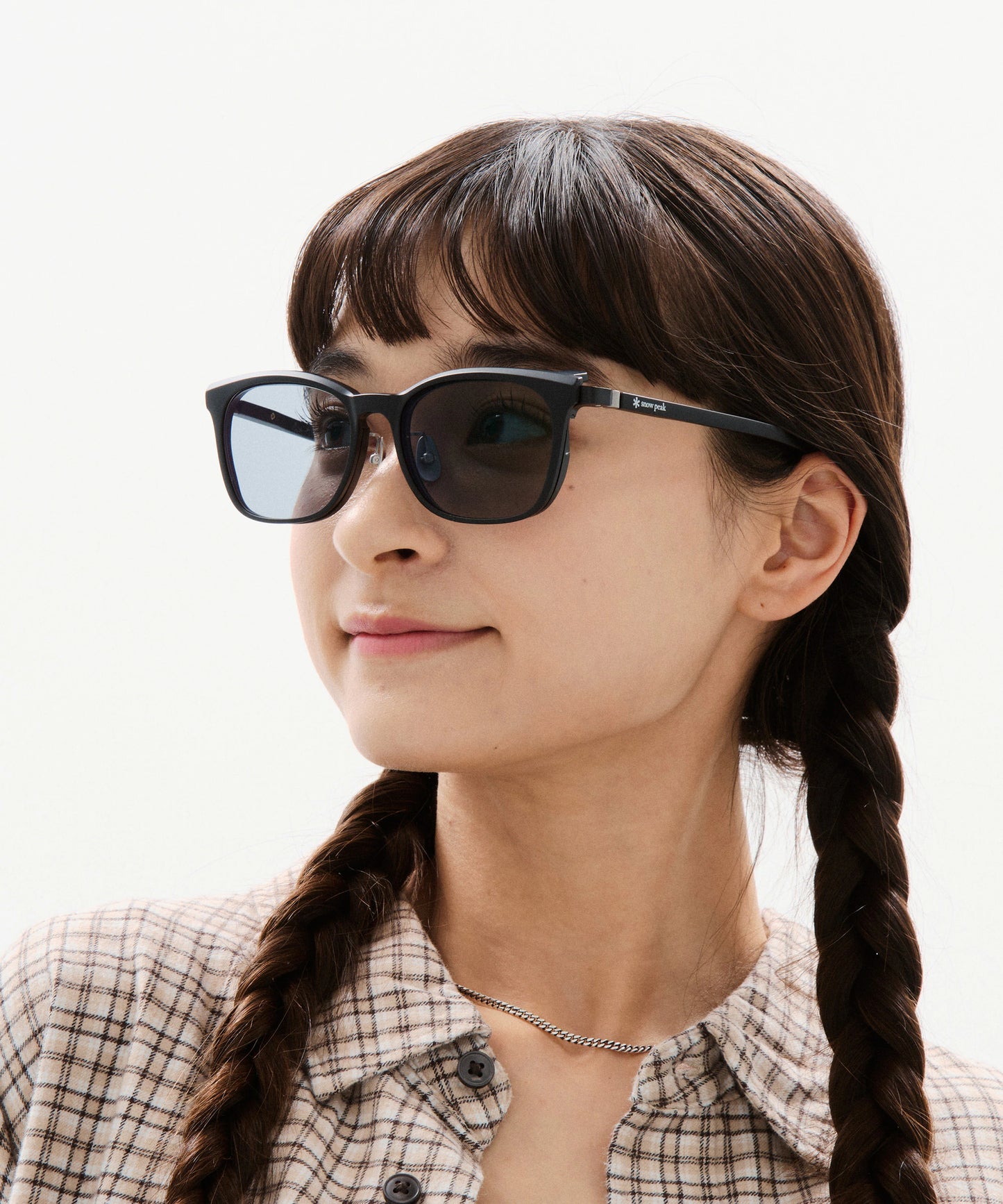 JINS × Snow Peak JINS Switch Metal Flip Up ＋360° Wellington Gunmetal