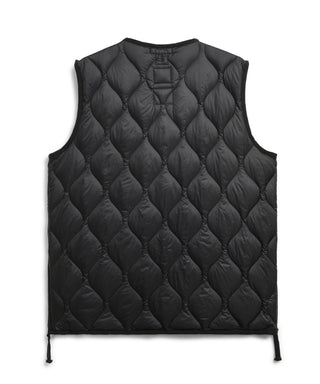 TAION MILITARY V NECK W-ZIP DOWN VEST (SOFT SHELL)