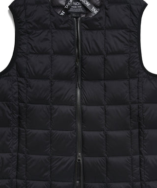 TAION CREW NECK W-ZIP DOWN VEST