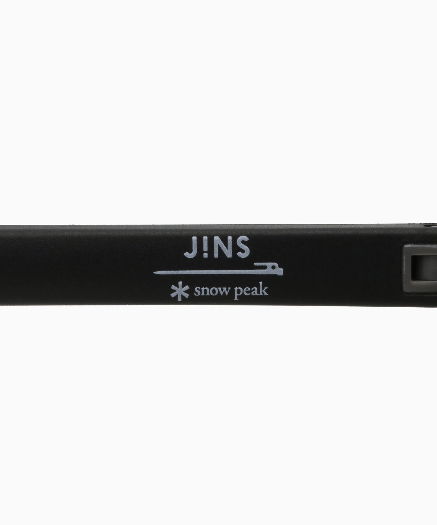 JINS × Snow Peak Rubber SUNGLASSES Black
