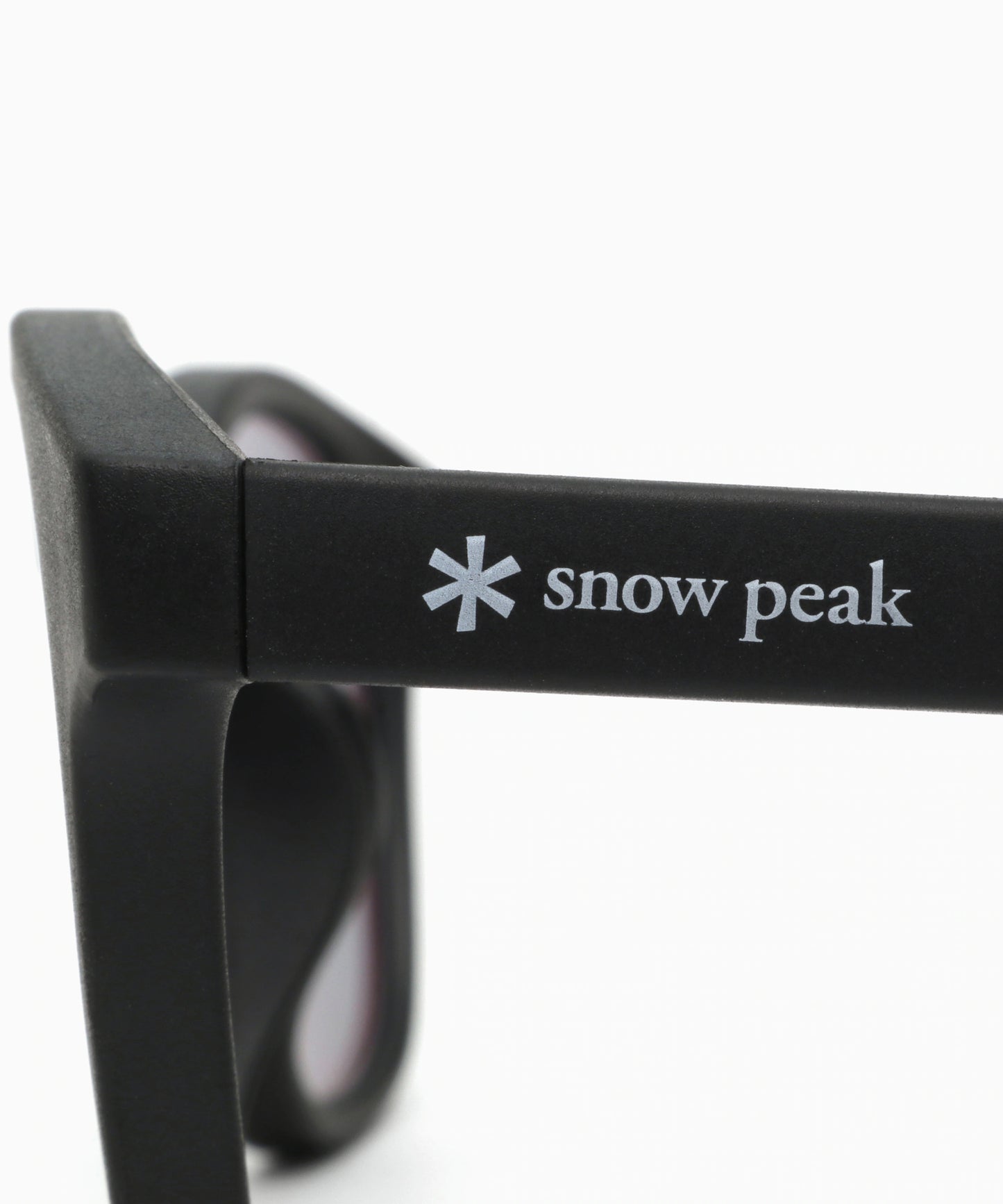JINS × Snow Peak Rubber SUNGLASSES Black