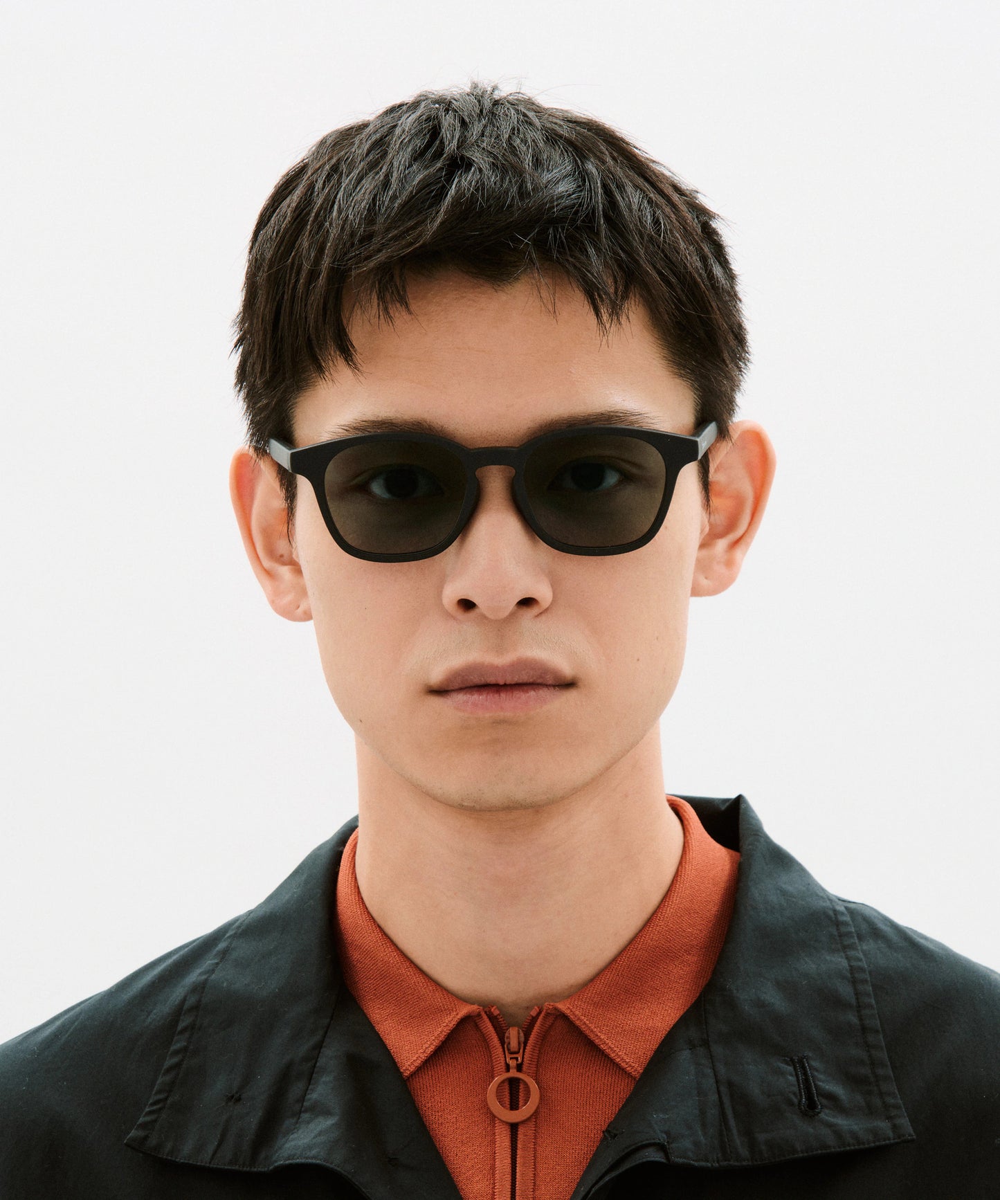 JINS × Snow Peak Rubber SUNGLASSES Black