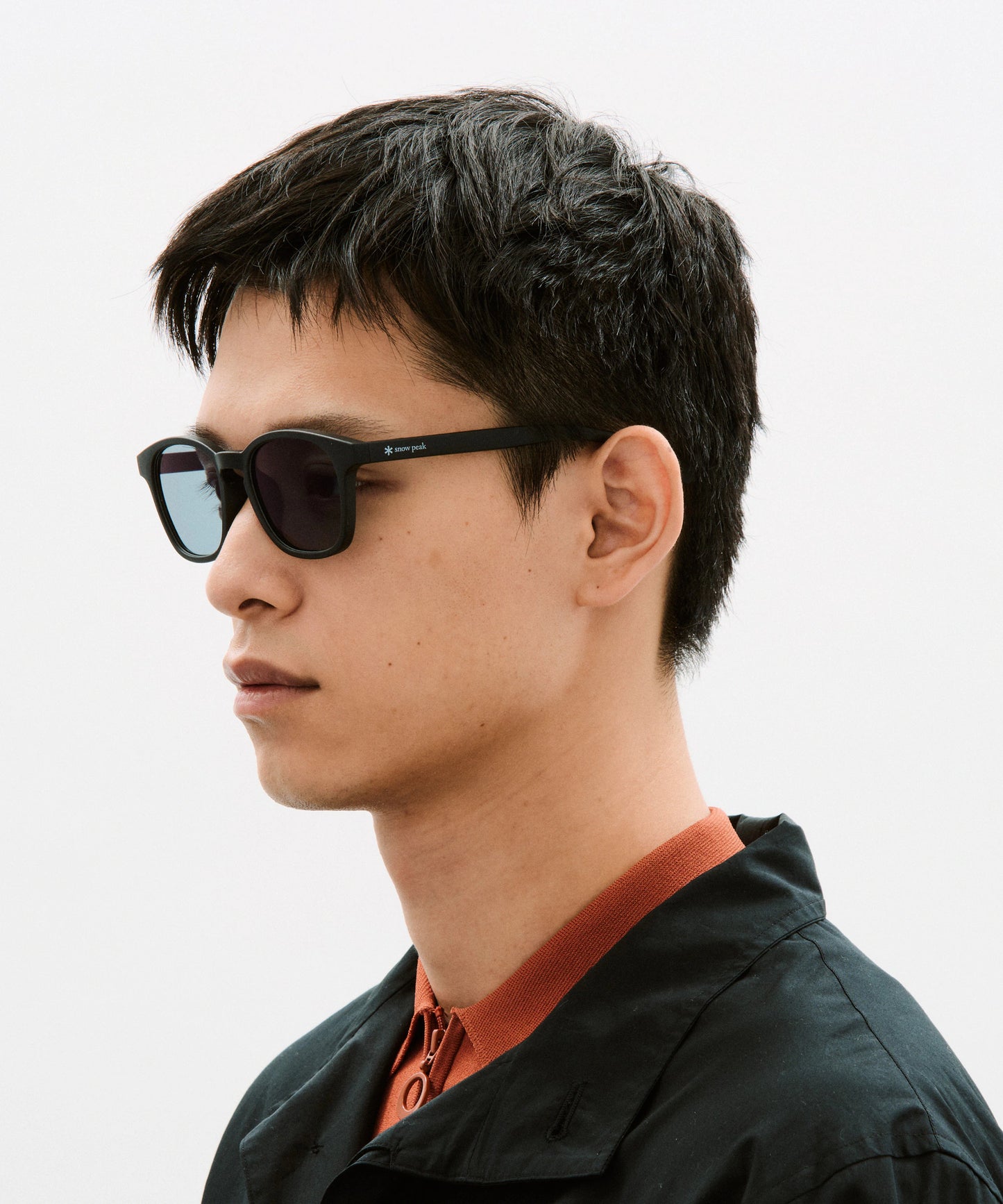 JINS × Snow Peak Rubber SUNGLASSES Black