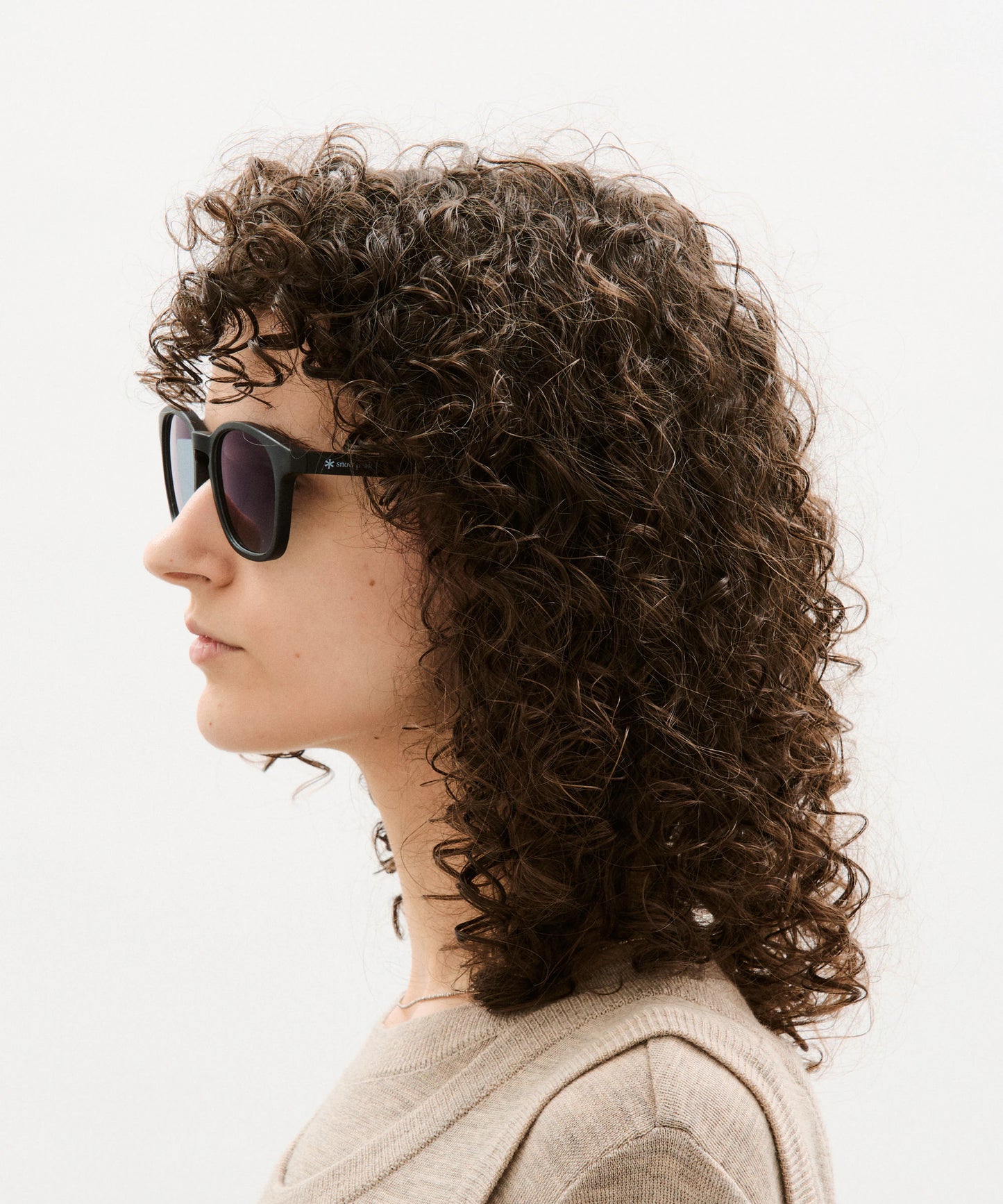 JINS × Snow Peak Rubber SUNGLASSES Black
