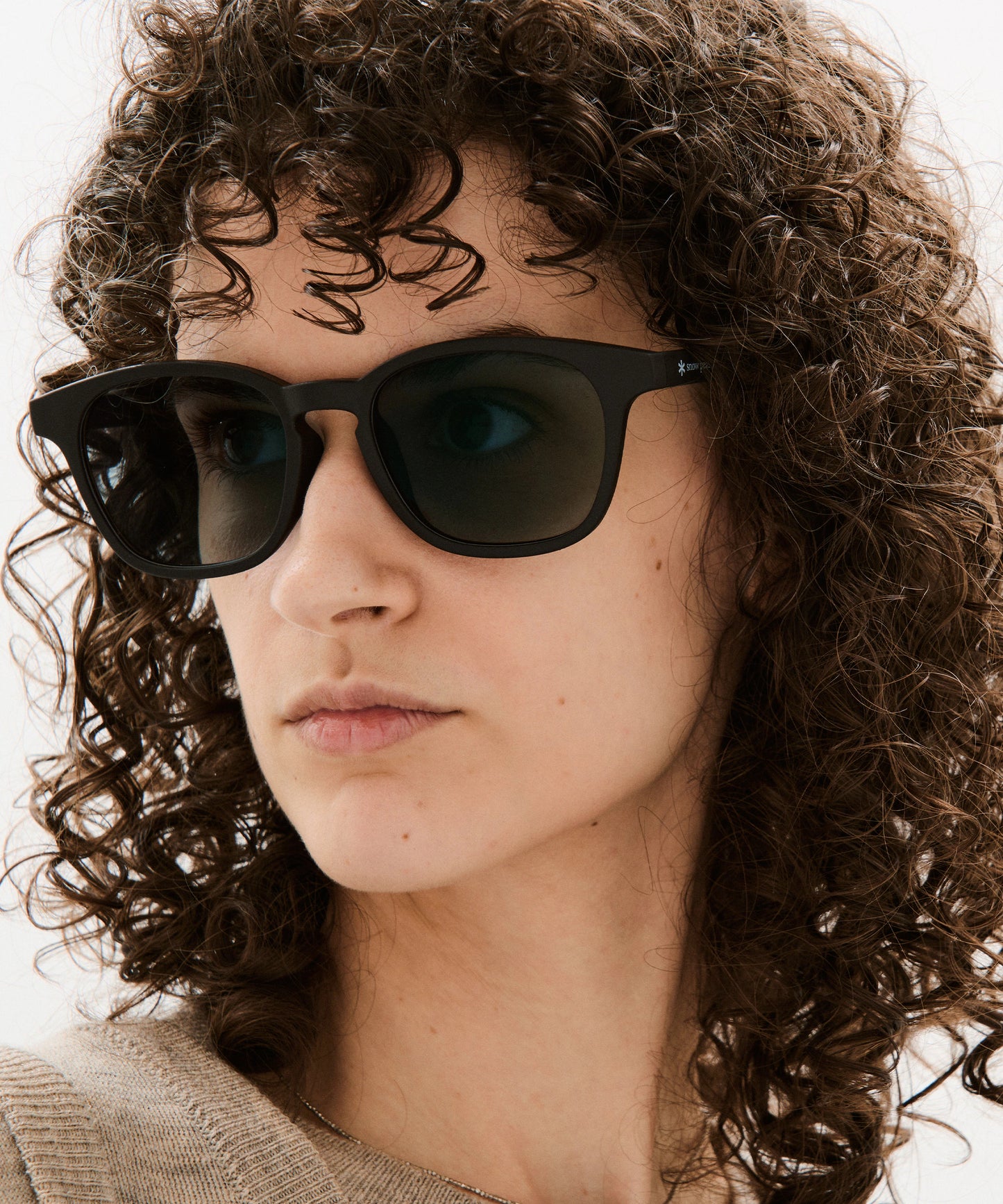 JINS × Snow Peak Rubber SUNGLASSES Black