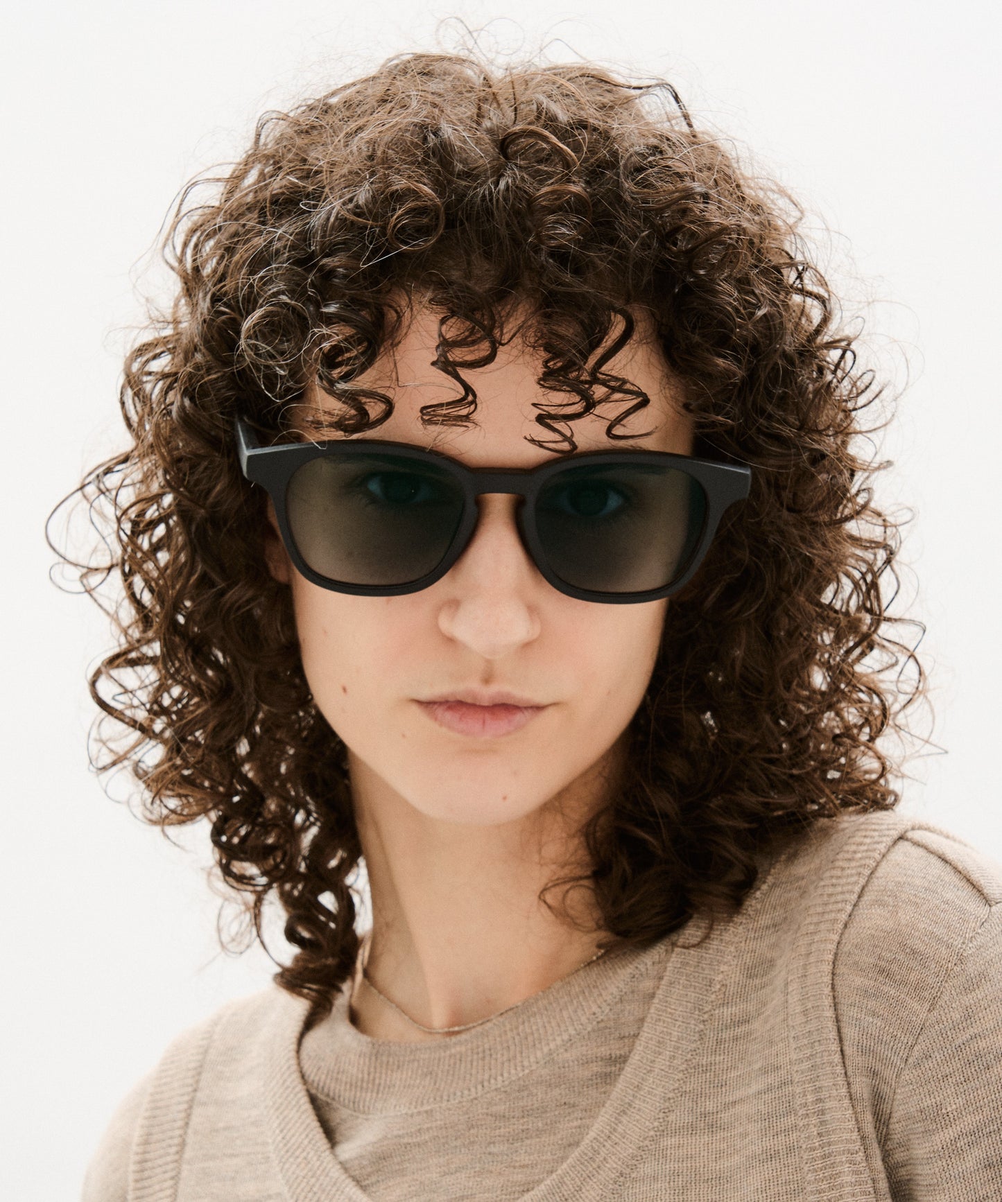 JINS × Snow Peak Rubber SUNGLASSES Black