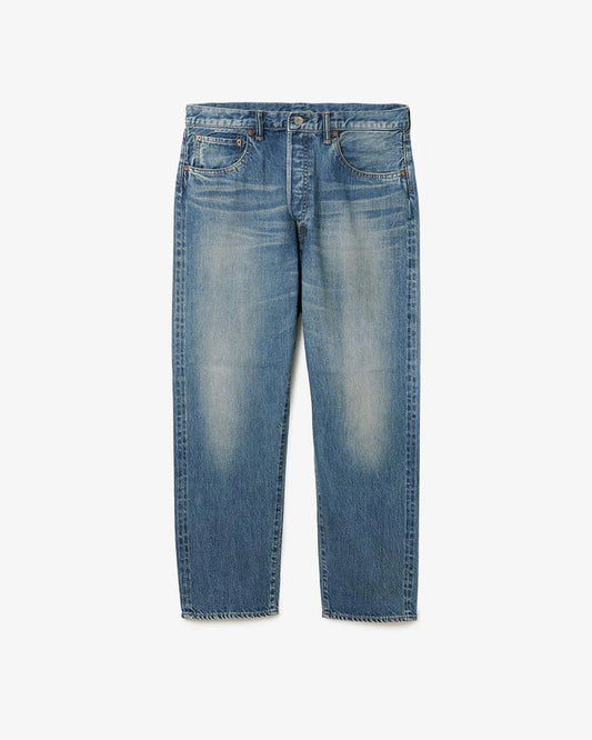 A.PRESSE Washed Denim Pants E Bleach