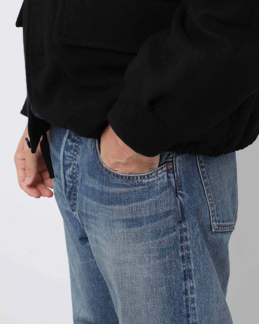 A.PRESSE Washed Denim Pants E Bleach – unexpected store