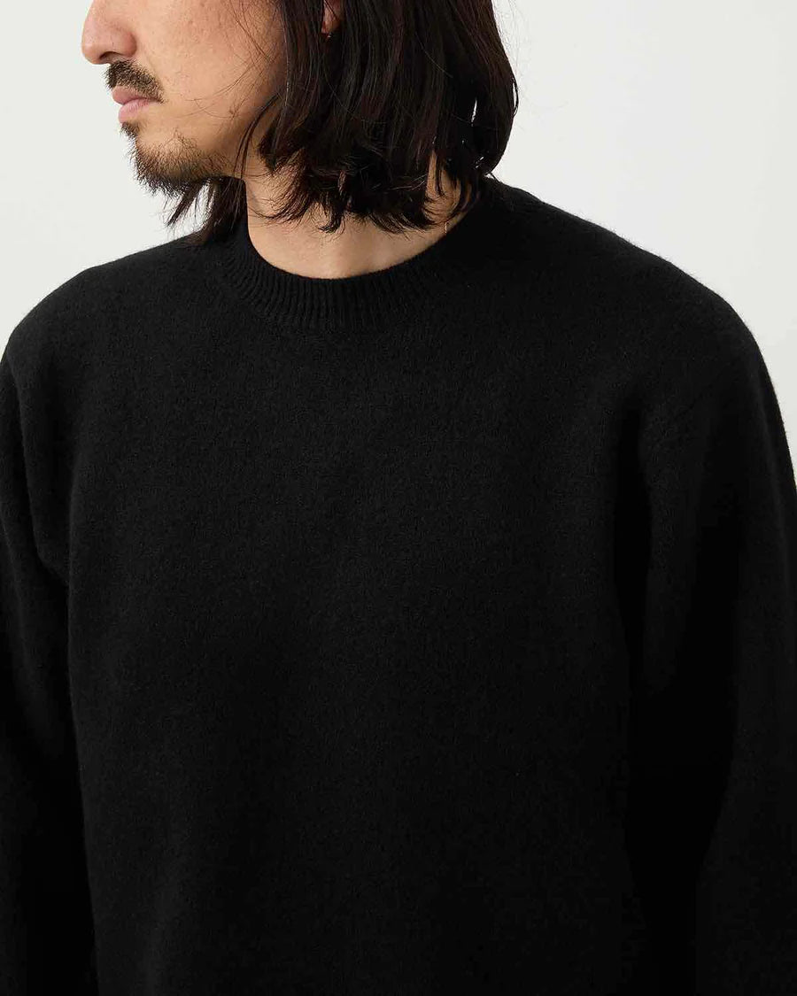 COMOLI Lambswool Crew Neck Knit