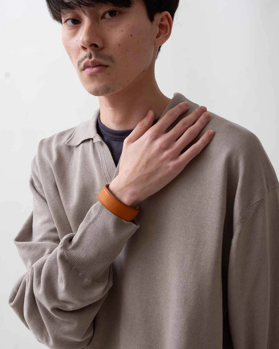 hobo BANGLE NARROW HORSE LEATHER