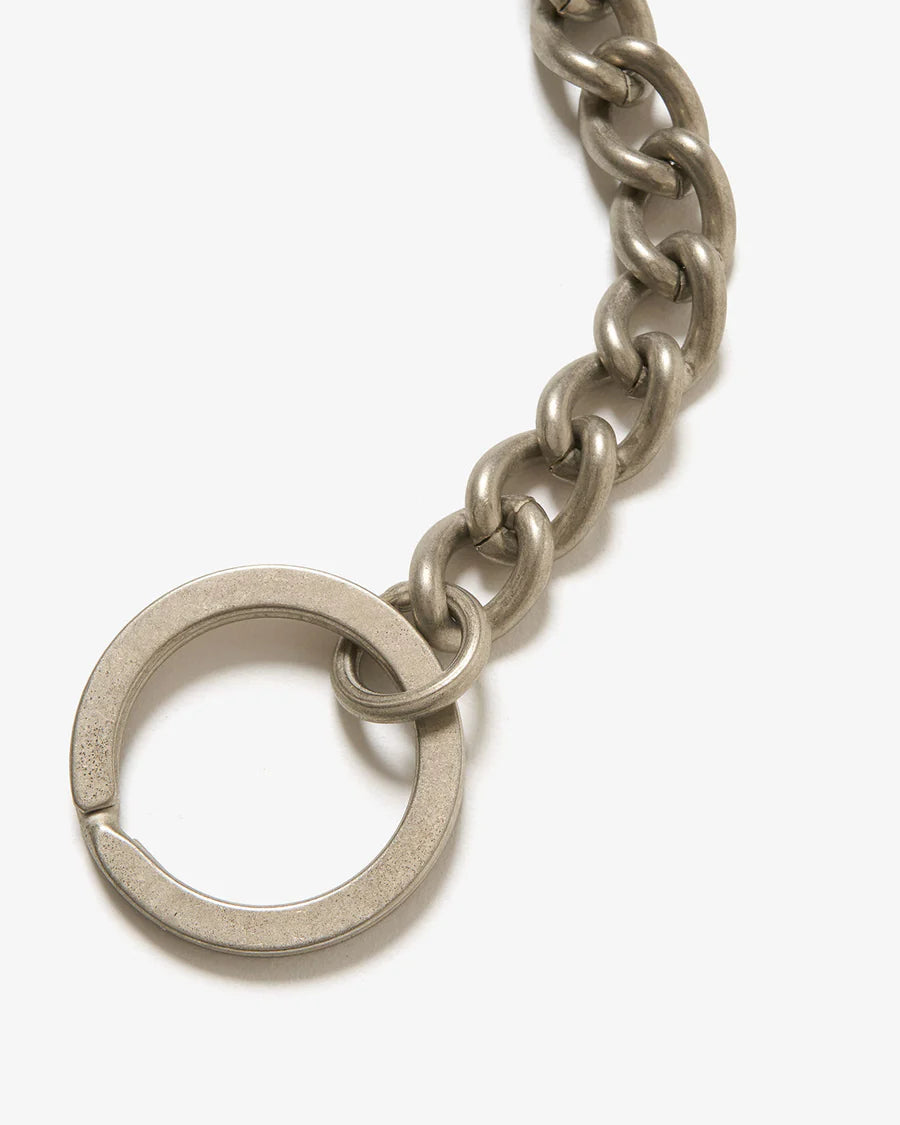hobo CARABINER CHAIN KEY RING with HORSE LEATHER