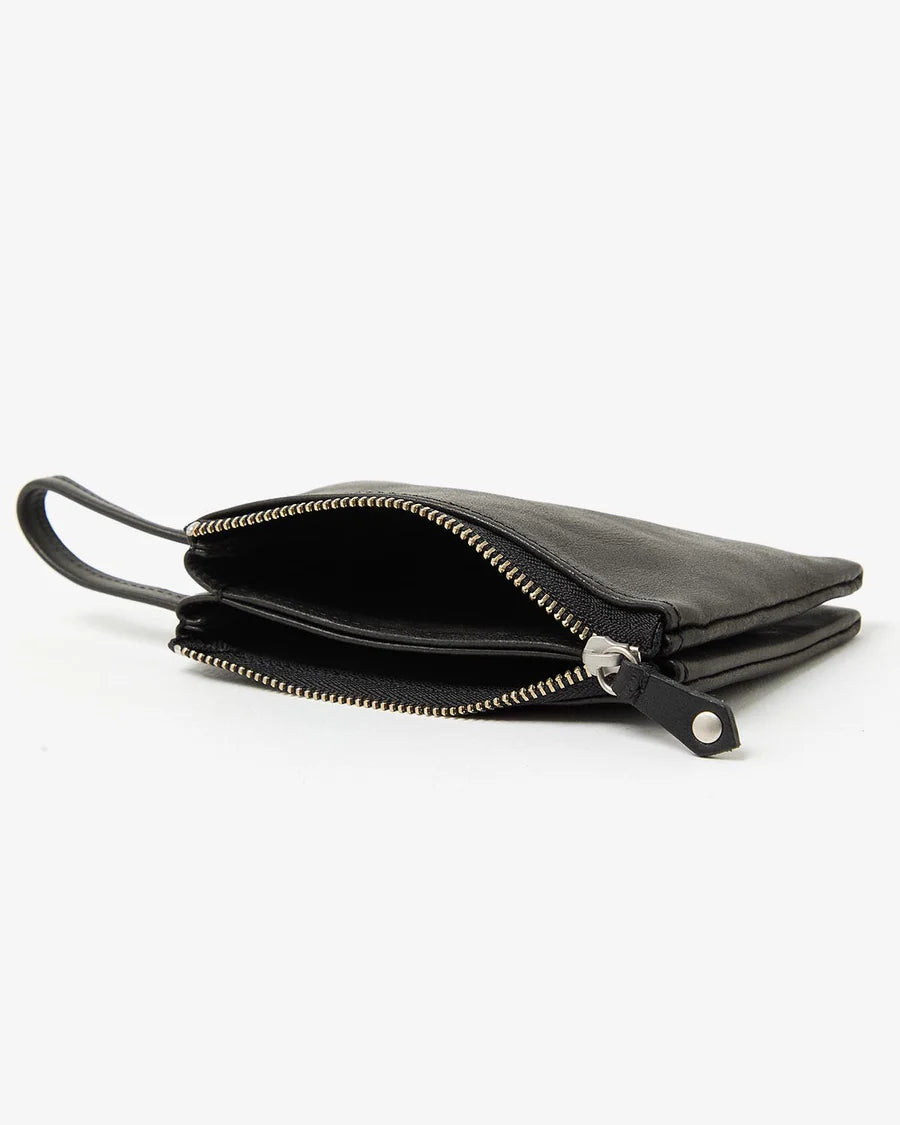 hobo PARTITION ZIP MINI POUCH HORSE LEATHER