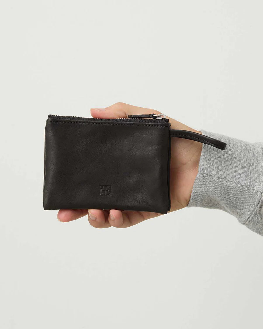 hobo PARTITION ZIP MINI POUCH HORSE LEATHER