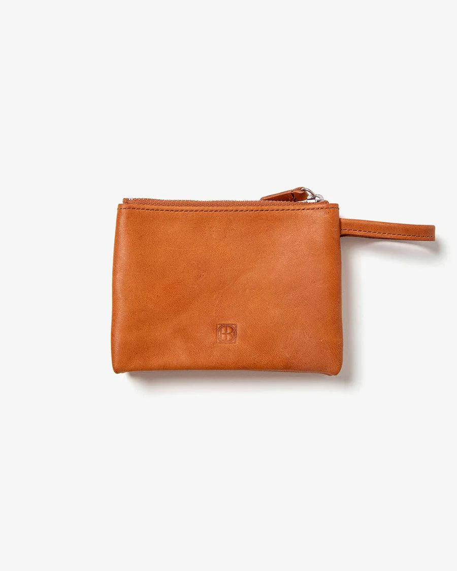 hobo PARTITION ZIP MINI POUCH HORSE LEATHER