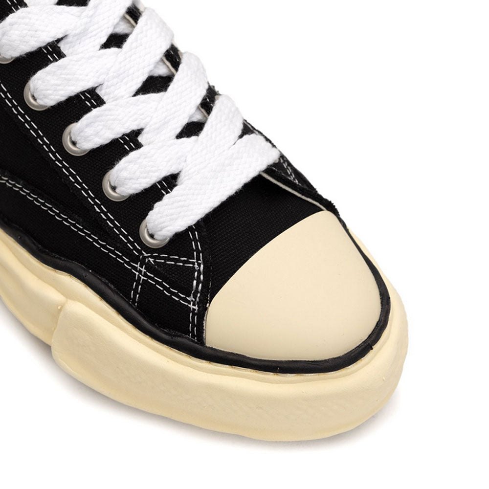Maison MIHARA YASUHIRO PETERSON Low Vintage Sole Canvas Sneaker Black