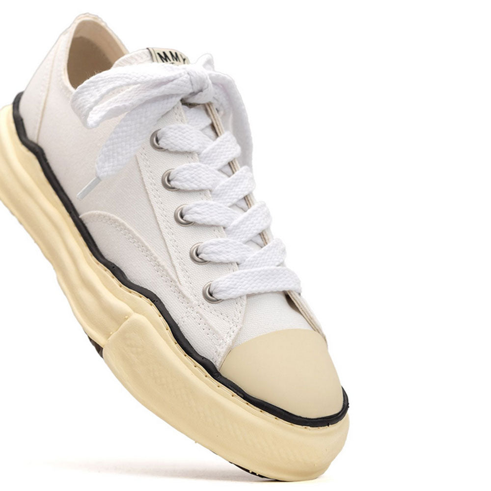 Maison MIHARA YASUHIRO PETERSON Low Vintage Sole Canvas Sneaker White