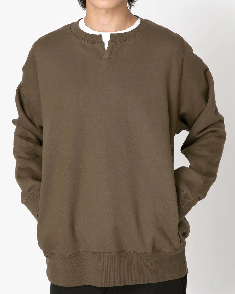 nonnative DWELLER L/S T-NECK PULLOVER COTTON SWEAT