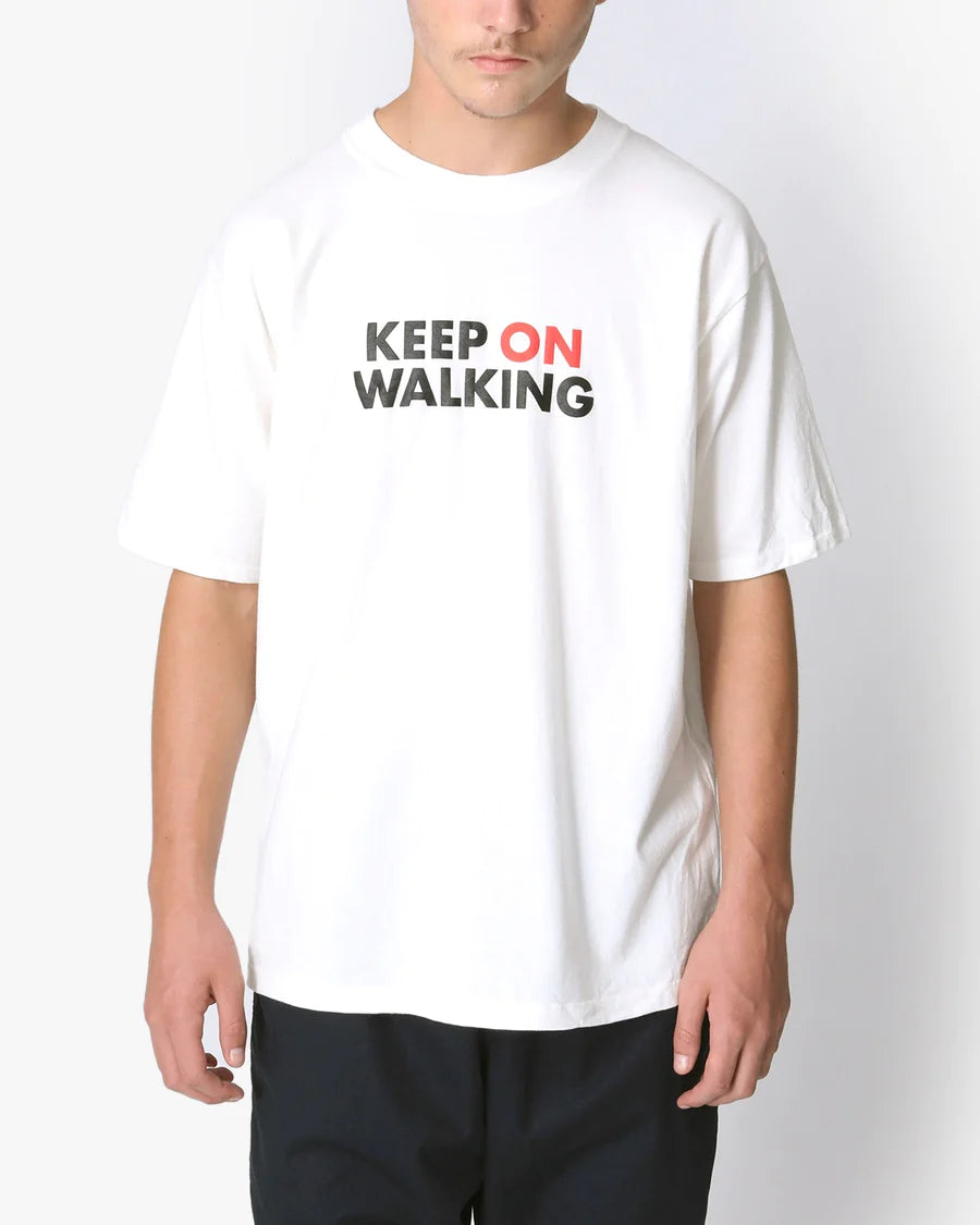 nonnative DWELLER S/S TEE "KEEP ON WALKING"