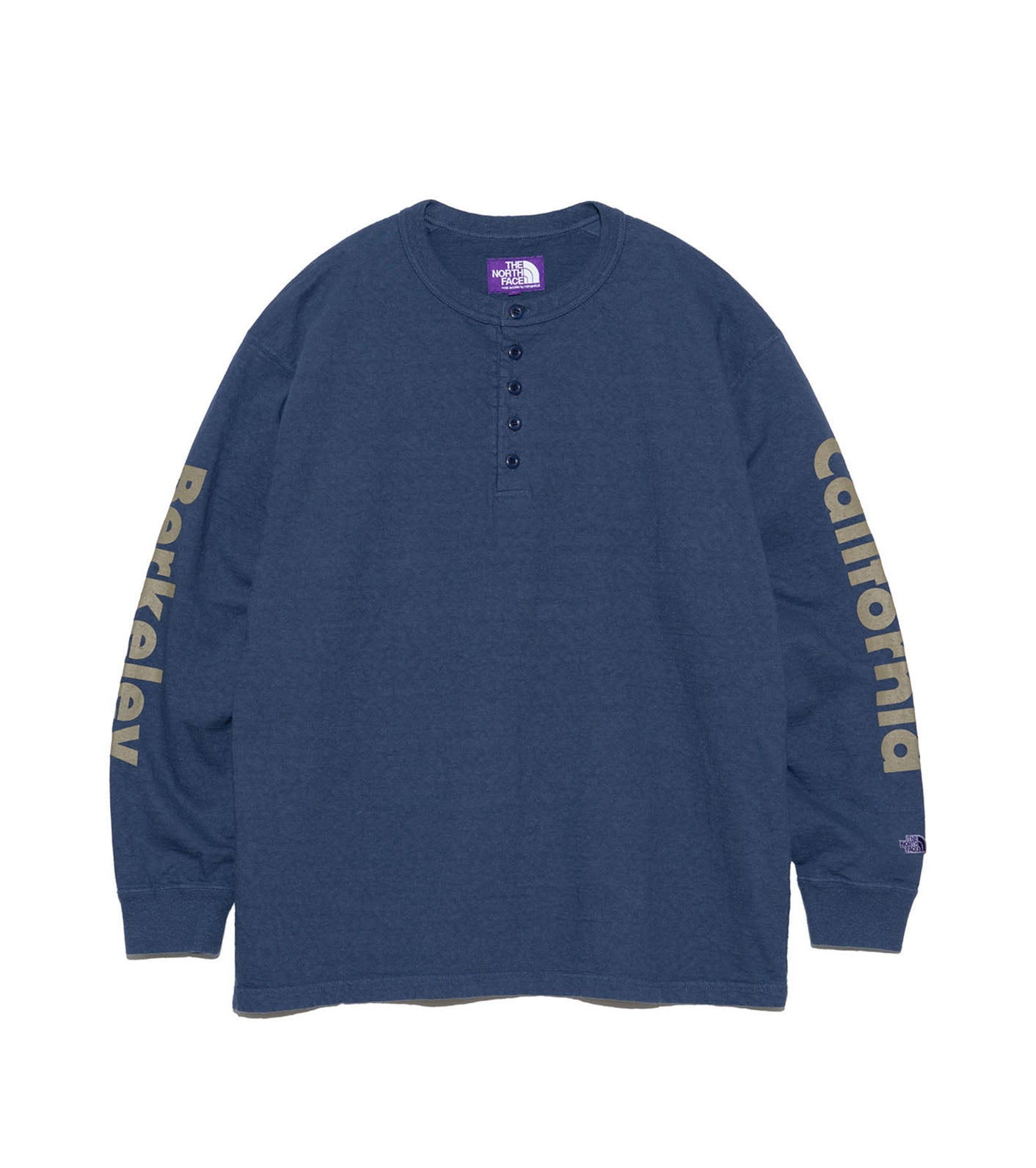 THE NORTH FACE PURPLE LABEL Field Long Sleeve Henley Neck Graphic Tee