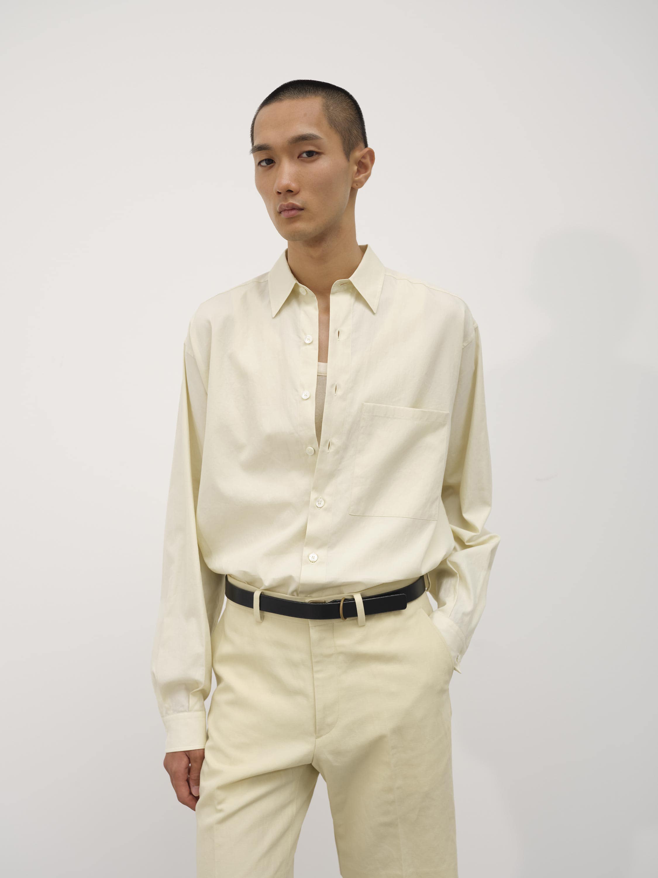 AURALEE WASHED FINX TWILL BIG SHIRT – unexpected store