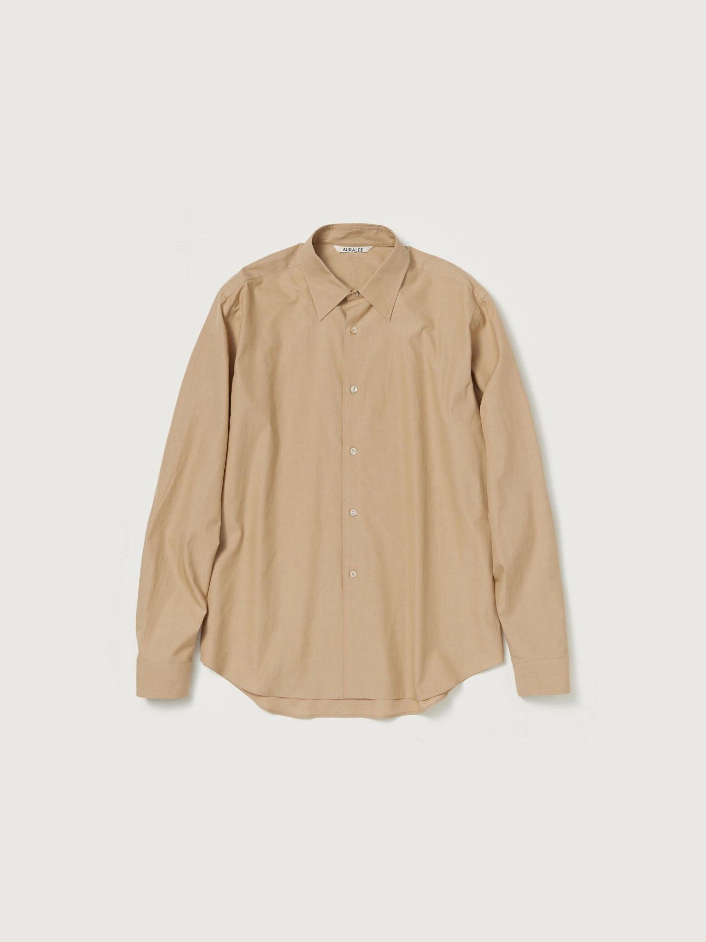 AURALEE WASHED FINX TWILL SHIRT