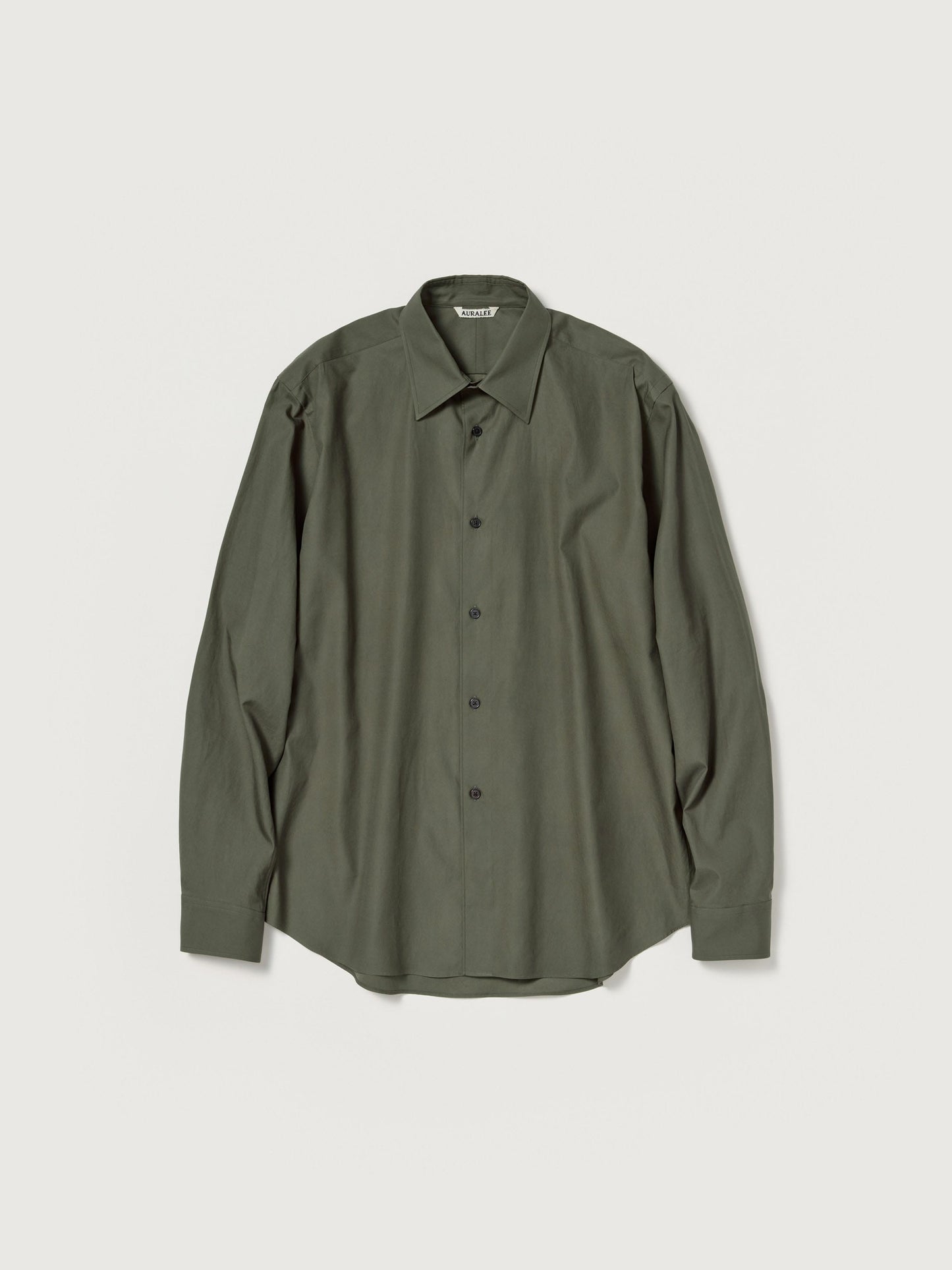 AURALEE WASHED FINX TWILL SHIRT