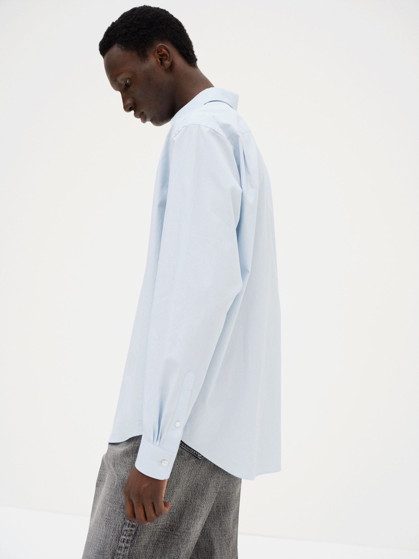 AURALEE WASHED FINX TWILL SHIRT