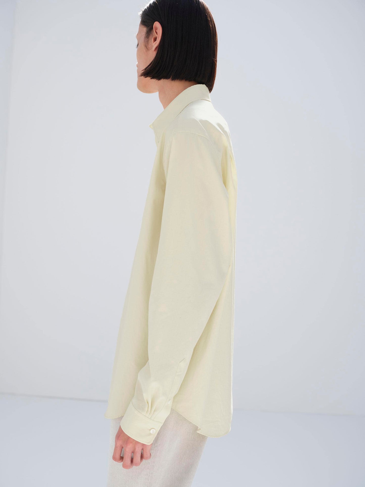 AURALEE WASHED FINX TWILL SHIRT