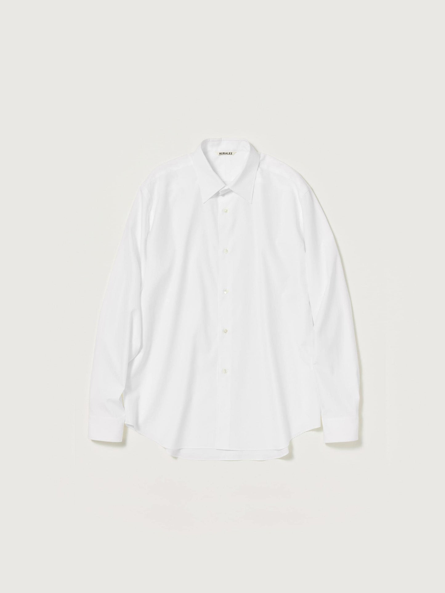 AURALEE WASHED FINX TWILL SHIRT