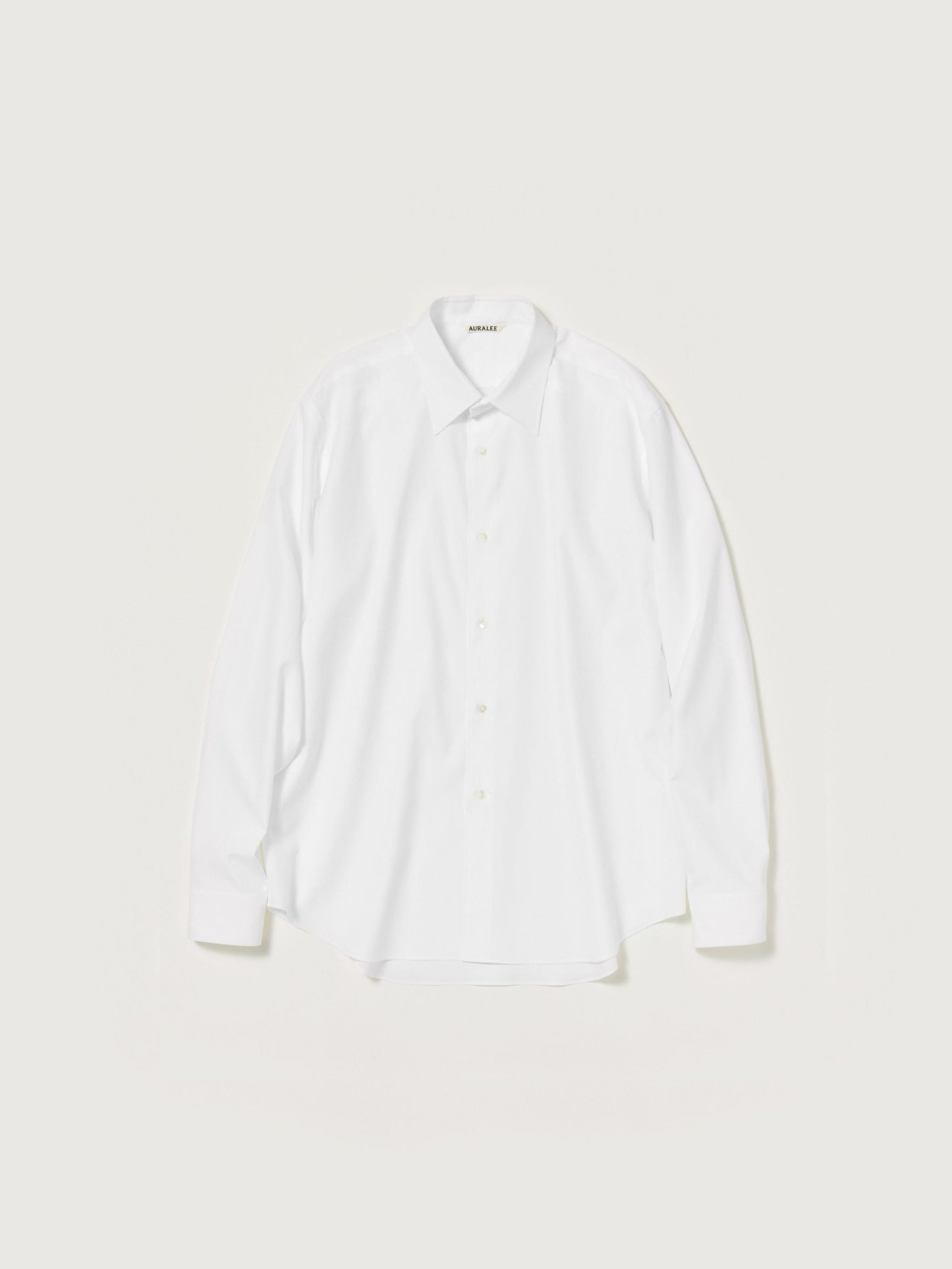 AURALEE WASHED FINX TWILL SHIRT